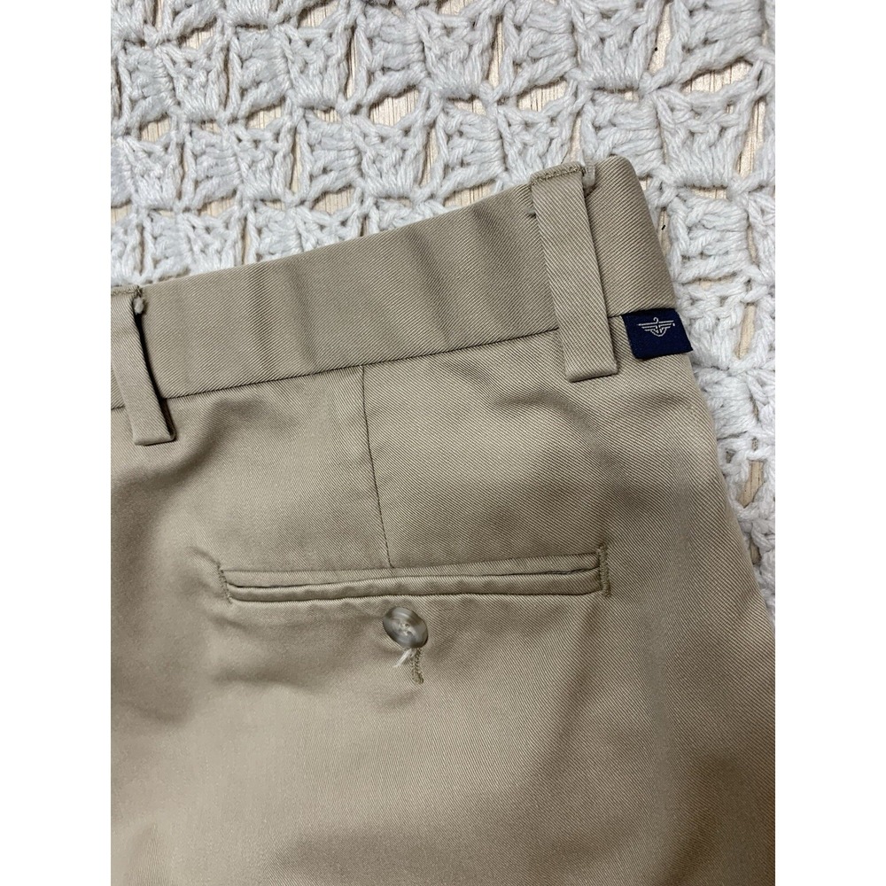Dockers Men's Dress pants slacks 36x32‎ khakis Beige pleated Stain Defender - Picture 5 of 13